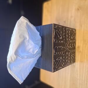 Kleenex Box Cover - Metal & Wood